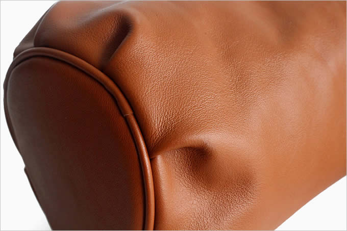 Handcrafted Leather Cylinder Shoulder Bag