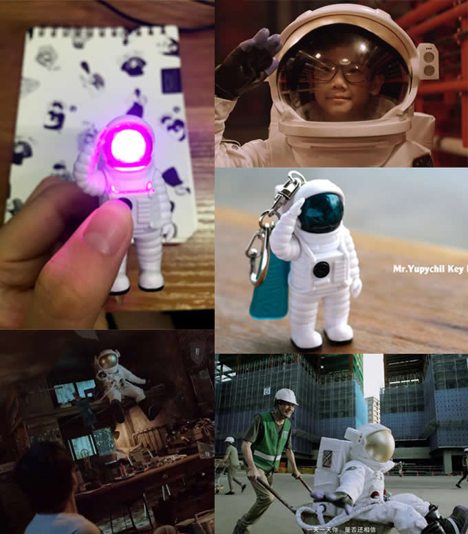 Astronaut key chain Light 