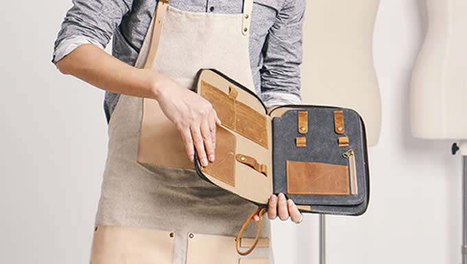 Canvas Business Portfolio Bag Professional Organizer