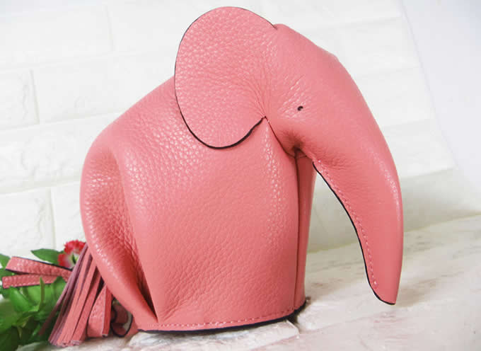   Genuine Leather Elephant Shoulder Bag