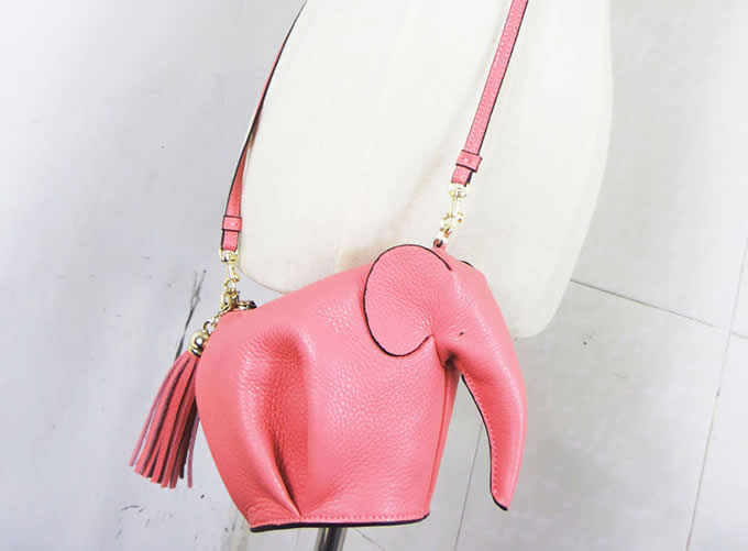   Genuine Leather Elephant Shoulder Bag