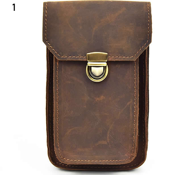    Genuine  Leather Vertical / Horizontal Case Cover With Belt Clip Holster  