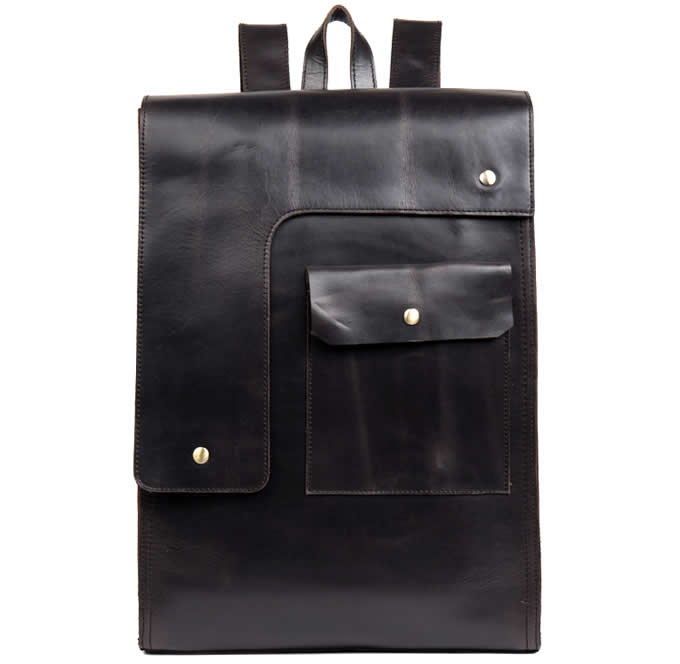  Handmade Genuine Leather Backpack 15