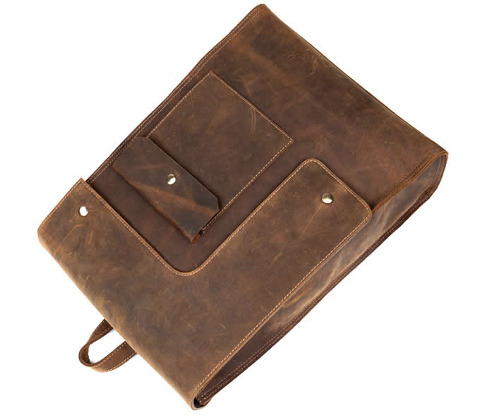  Handmade Genuine Leather Backpack 15