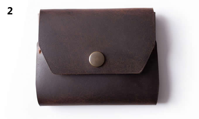    handmade Genuine  Leather Credit Card Holder