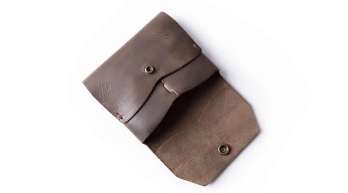    handmade Genuine  Leather Credit Card Holder