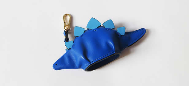 Handmade Leather Dinosaur Shaped Coin Purse