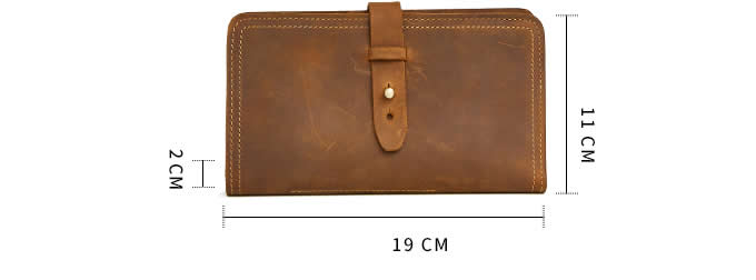 Handmade Leather Multi-Purpose Travel Wallet Card Passport Holder ...