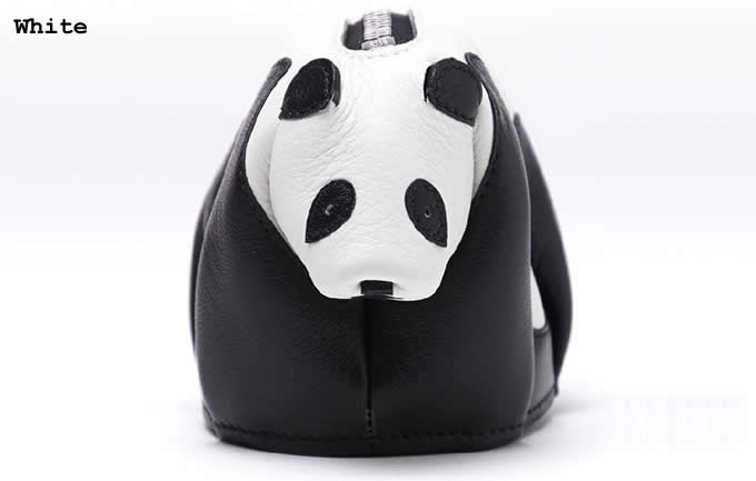 Handmade Leather Panda Shaped Coin Purse