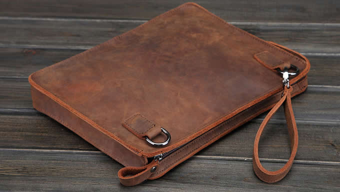  Leather Messenger Satchel Tablet Bag Fit under to 10 inch Tablet