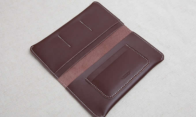 Men's  Bifold Leather Minimalistic Slim Wallet