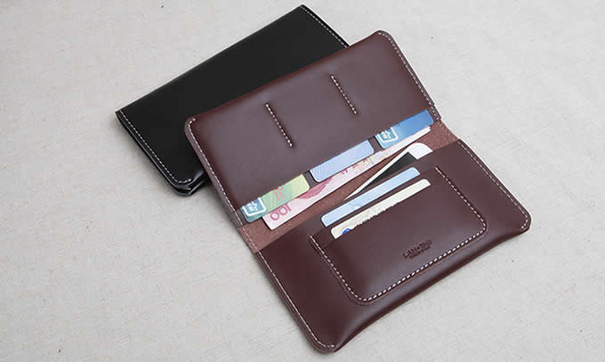 Men's  Bifold Leather Minimalistic Slim Wallet