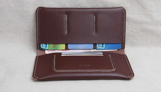 Men's  Bifold Leather Minimalistic Slim Wallet