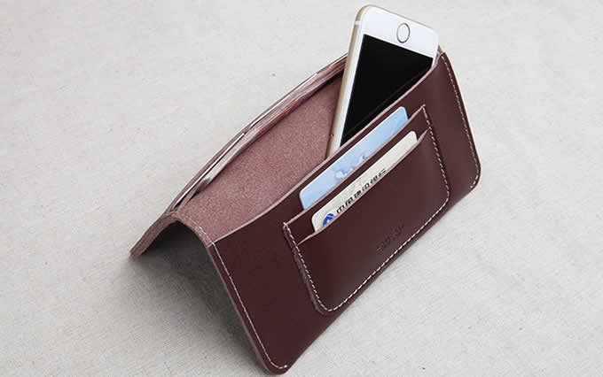 Men's  Bifold Leather Minimalistic Slim Wallet