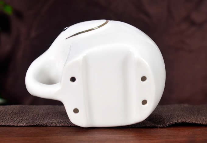  Ceramic Bamboo Elephant  Toothbrush and Toothpaste Holder
