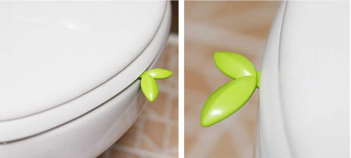 Plant Sprout  Toilet Seat Handle
