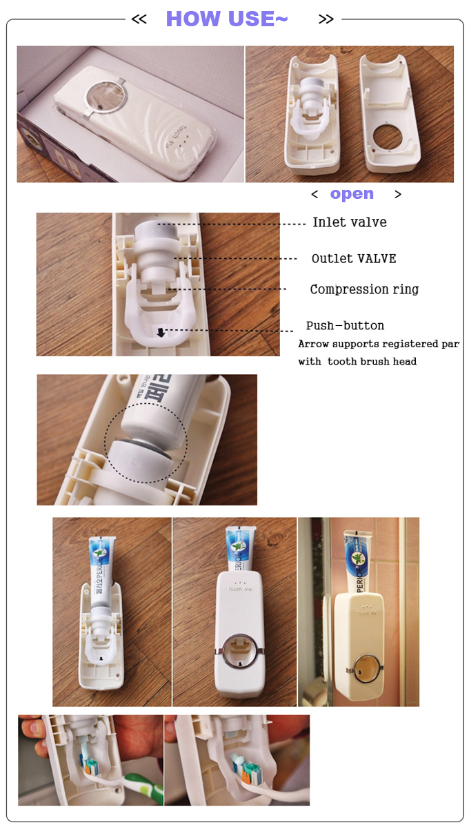 Practical Automatic Toothpaste Dispenser FeelGift