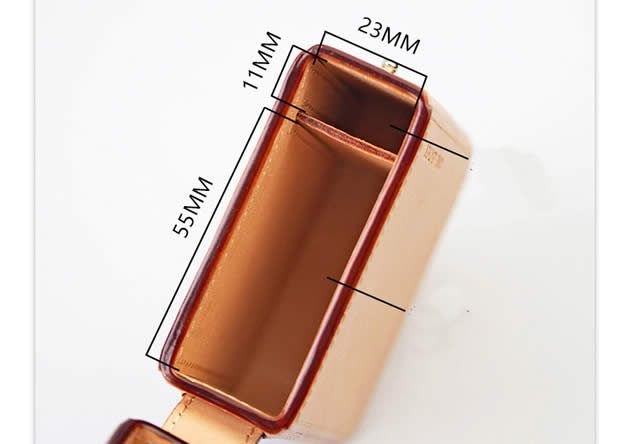 Exquisite luxury Genuine Cowhide Cigarette Case Can Put Lighter