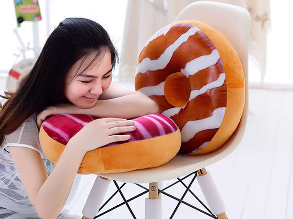 3D Doughnut  Pillow Cushion