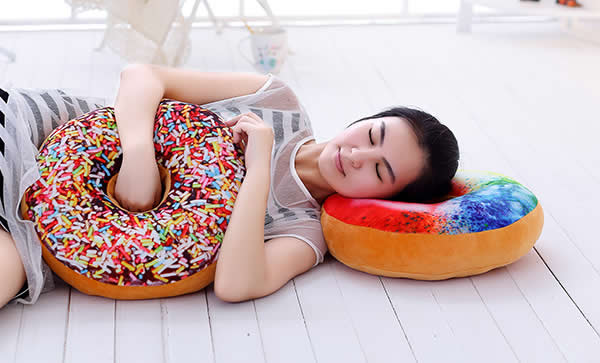 3D Doughnut  Pillow Cushion