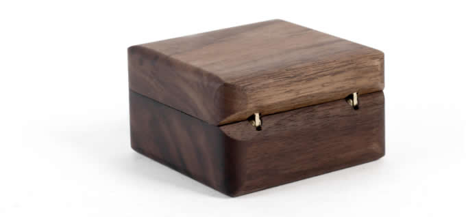  Black Walnut Wood Mechanism Musical Box