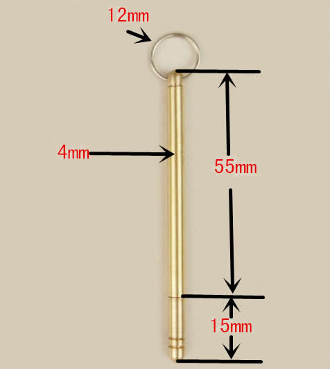  Brass Picnic Toothpick Tool with Protect Case 