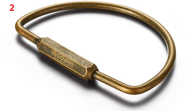 Brass  Retro Key Ring Buckle