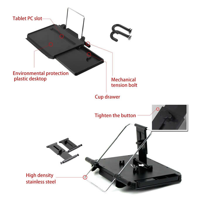 Cheap Automatic Steering Wheel Desk Tablet Or Laptop Car Travel Desk  Steering Wheel Suitable For Most Vehicle Steering