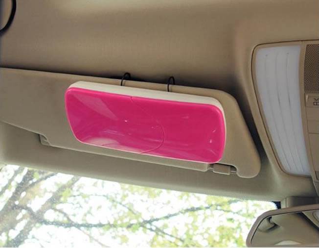 Car Sun Visor Tissue Box