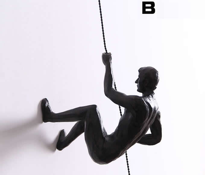   Climbing Man Wall Sculpture 