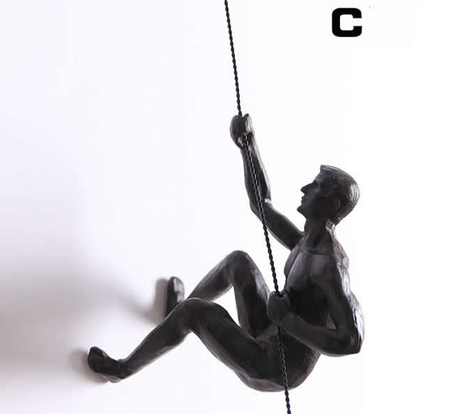   Climbing Man Wall Sculpture 