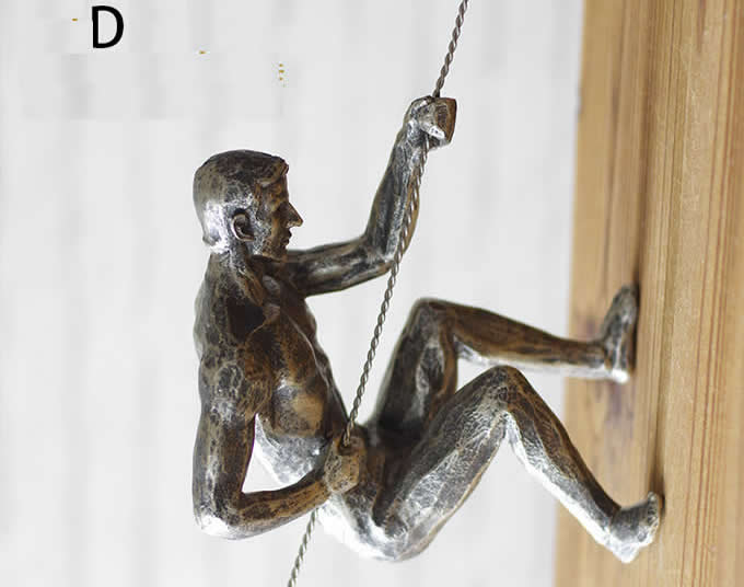   Climbing Man Wall Sculpture 