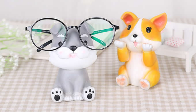  Cute Dog Eyeglass Holder