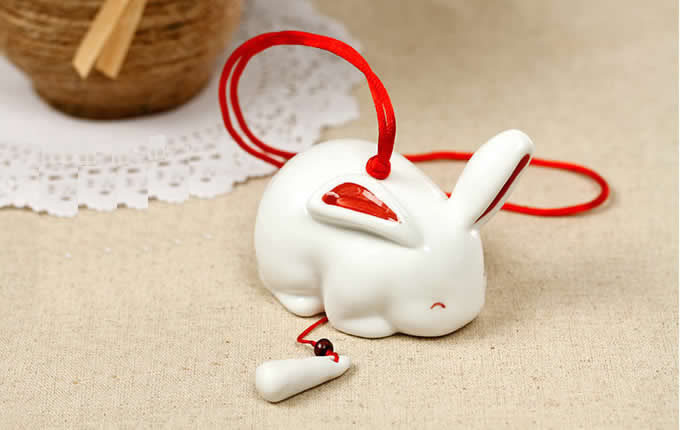 Cute Rabbit Wind Bell