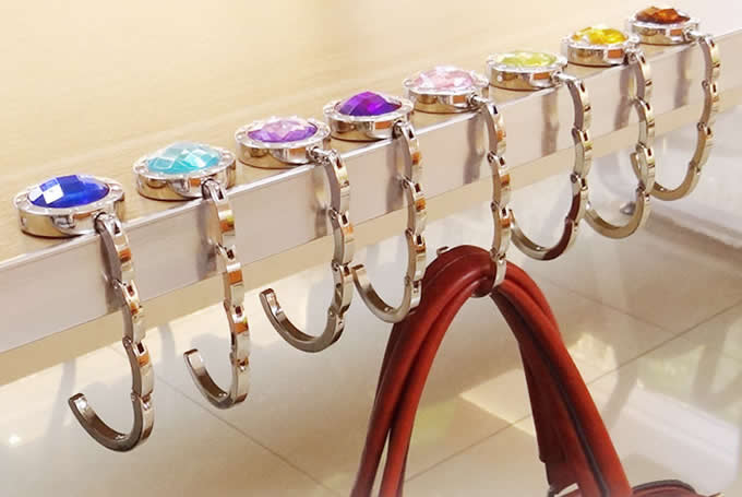 Faux Colorful Diamond Hooks