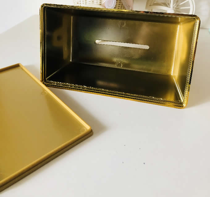 Gold Bullion Bar Tissue Box - FeelGift