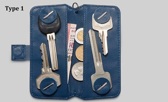 Handmade Genuine Leather Minimalist  Key Case Cover Holder