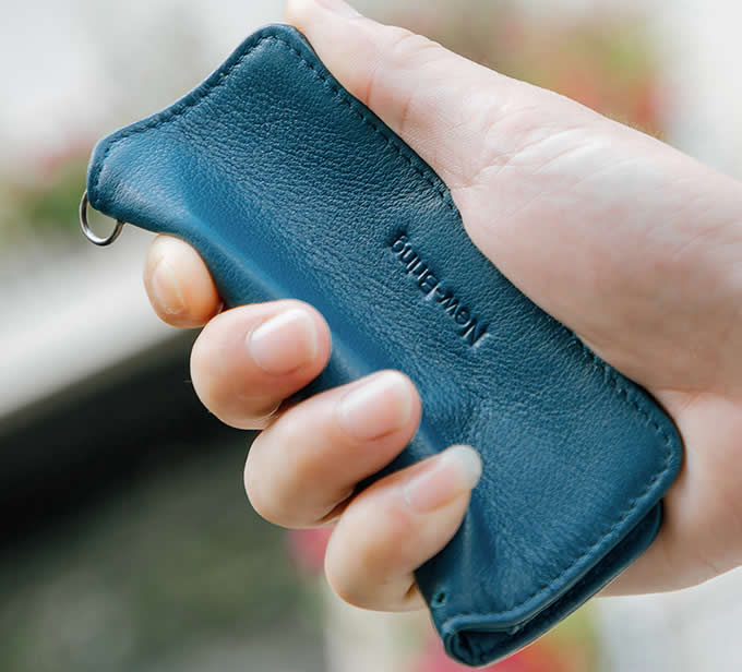 Handmade Genuine Leather Minimalist  Key Case Cover Holder
