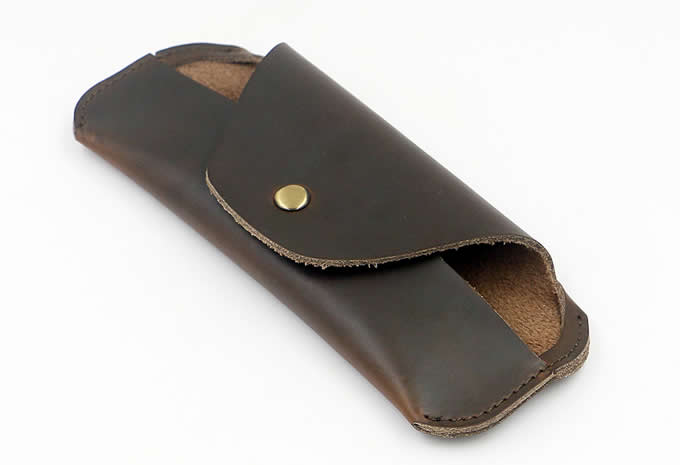 Leather Eyeglass Case