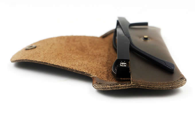 Leather Eyeglass Case