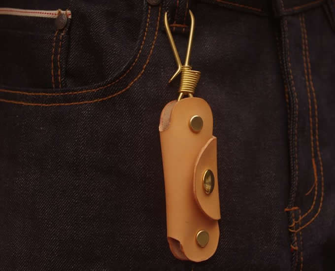 Leather Handmade Minimalist Key Case