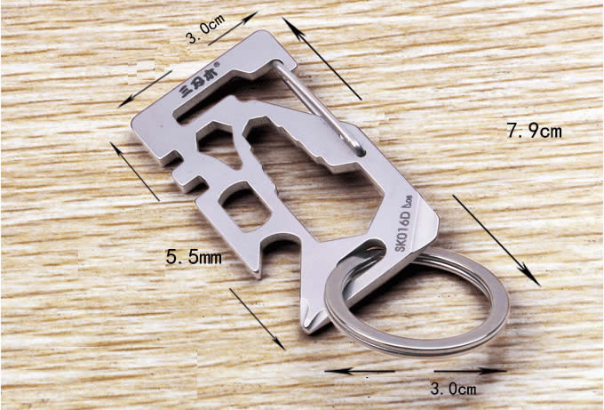   Multi-Function  Credit Card Size Survival Pocket Tool 