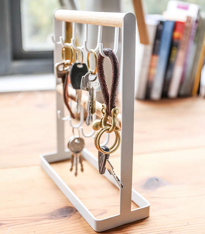 Multi-purpose Keys Hooks Jewelry Organizer Hanging Storage Bracelet Display Rack Holder 