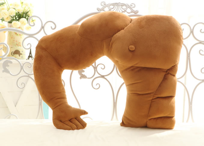 Muscle Man Pillow Cushion