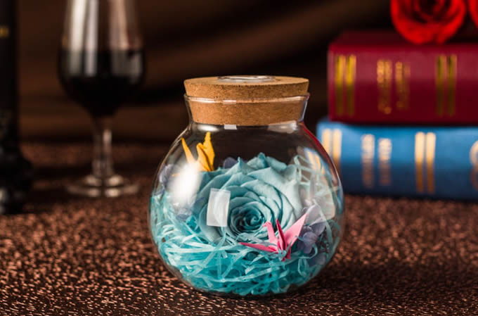  Never Withered Roses Led jar