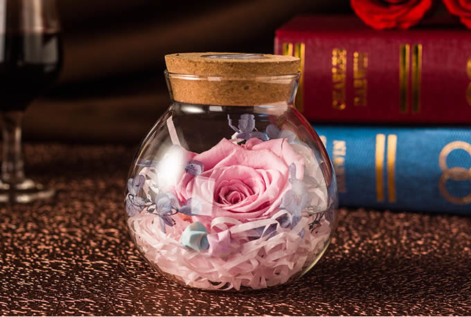  Never Withered Roses Led jar