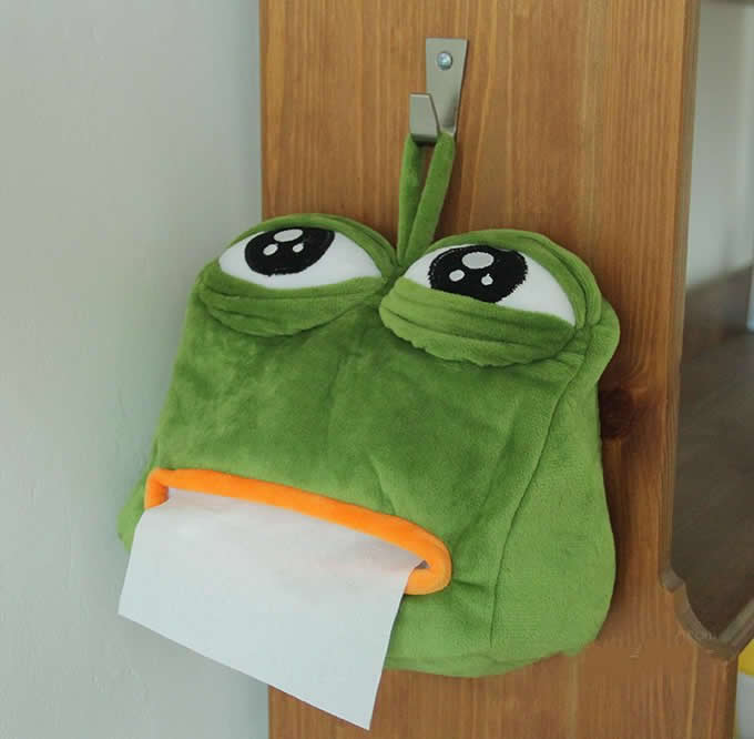  Plush depressed Tissue Box Holder 