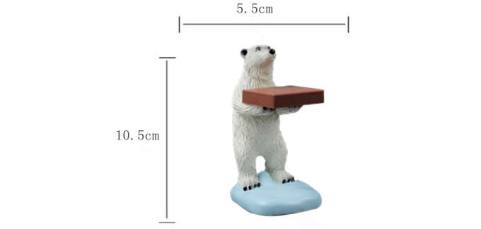 Polar Bear Watch Jewelry Display Stand 