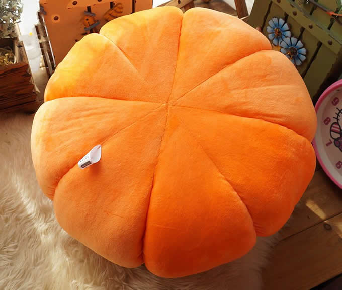 Pumpkin Shaped Pillow Cushion Plush Stuffed