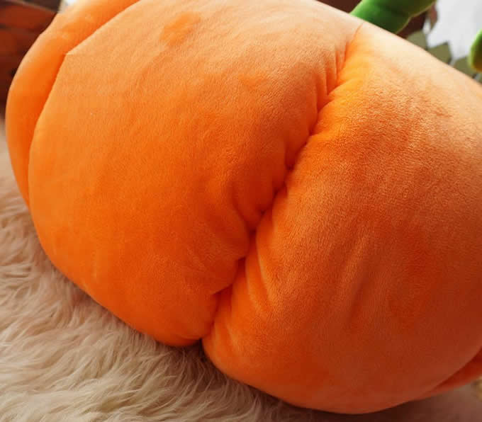 Pumpkin Shaped Pillow Cushion Plush Stuffed